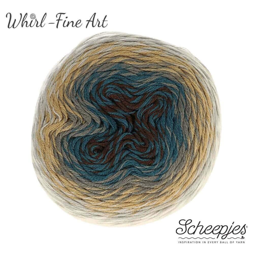 Scheepjes Whirl - Fine Art - Cubism - Nitti Yarns - Amigurumi - Crochet - Knitting - Merino, Microfibre, Acrylic Mix Yarn - 4 Ply - NZ