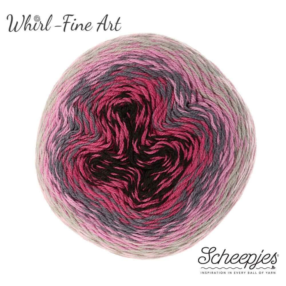 Scheepjes Whirl - Fine Art - Expressionism - Nitti Yarns - Amigurumi - Crochet - Knitting - Merino, Microfibre, Acrylic Mix Yarn - 4 Ply - NZ